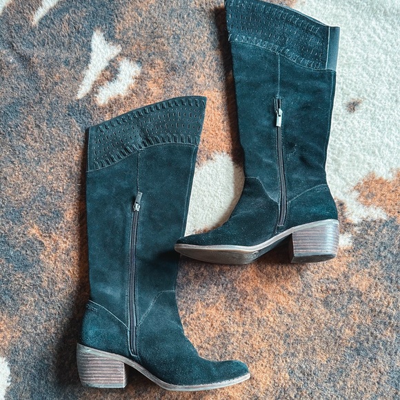 Lucky Brand Black Over the Knee Boots - Picture 2 of 4